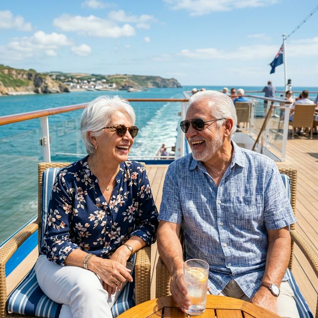 Adulto mayor activo y feliz